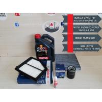 Honda Civic 2012-2015 FB7 Motul 5W30 4LT Yağ - Bosch Bakım Seti