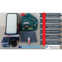 Toyota Corolla 2002-2006 1.6 Castrol 10W-40 4LT Yağ - Bosch Bakım Seti